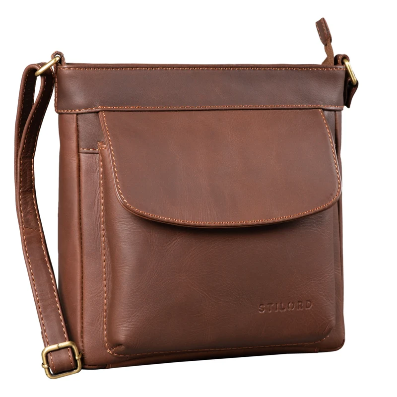"Melina" Vintage Damen Ledertasche