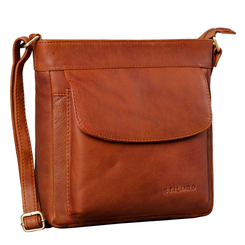 "Melina" Vintage Damen Ledertasche