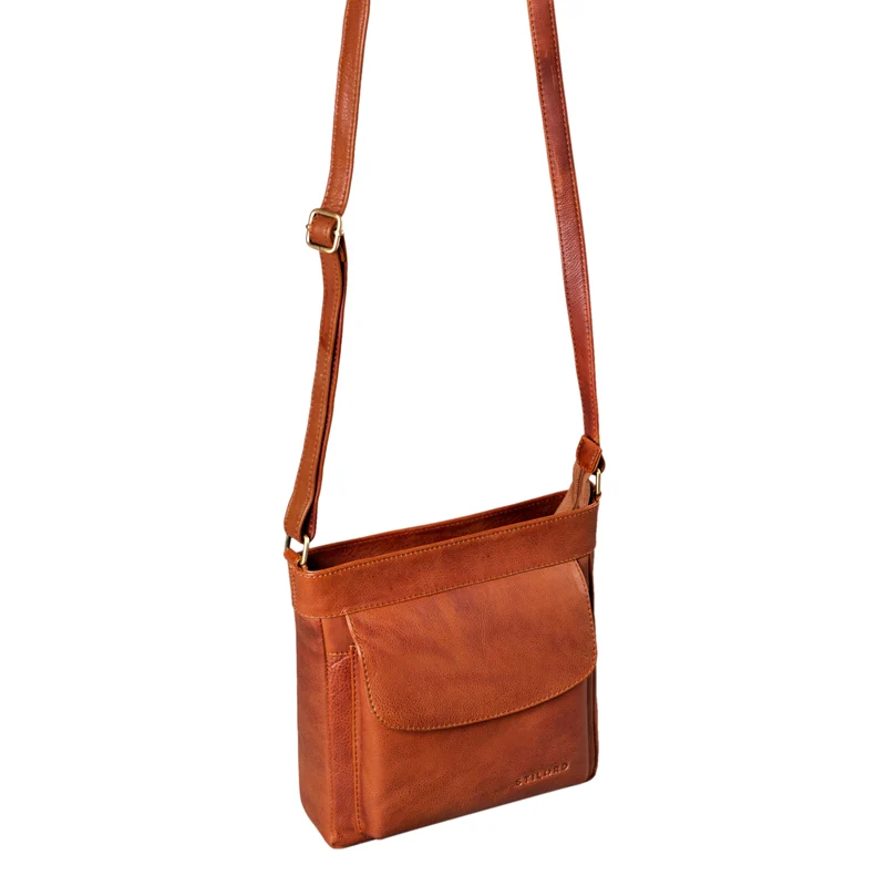 "Melina" Vintage Damen Ledertasche