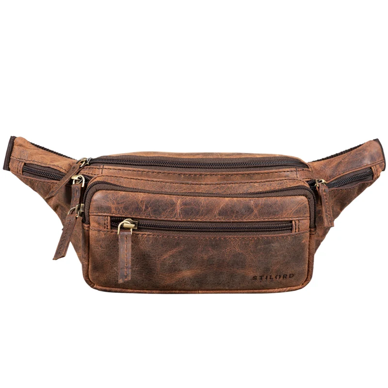 B-WARE "Zion" Vintage Leder Gürteltasche Leder