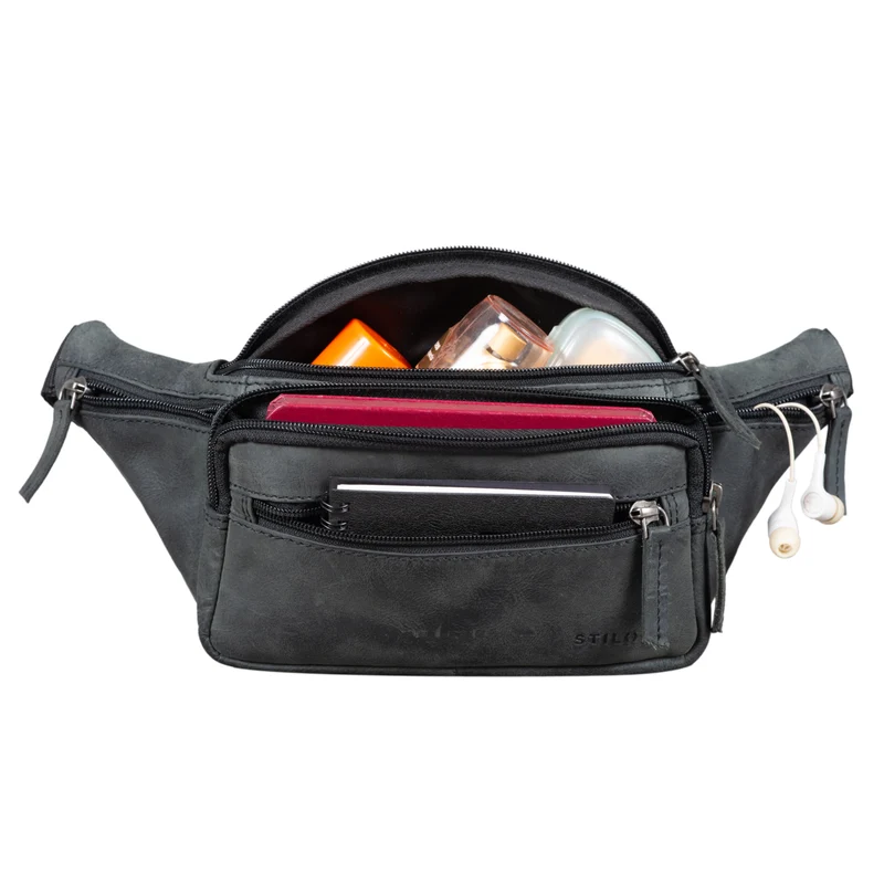 B-WARE "Zion" Vintage Leder Gürteltasche Leder