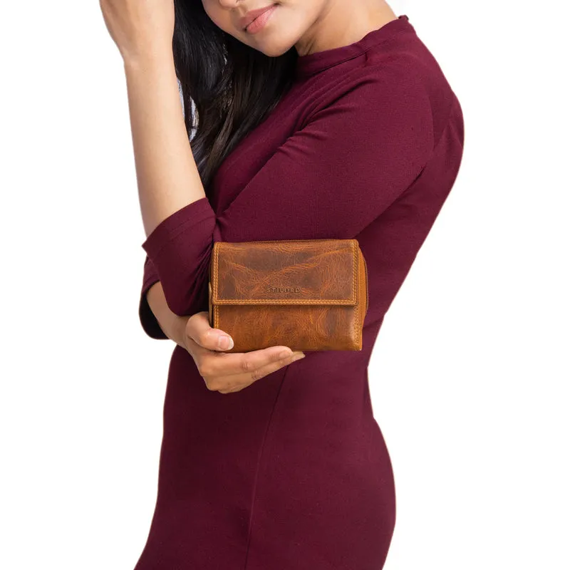 "Thea" Damen Geldbeutel Leder RFID mit Geschenkbox