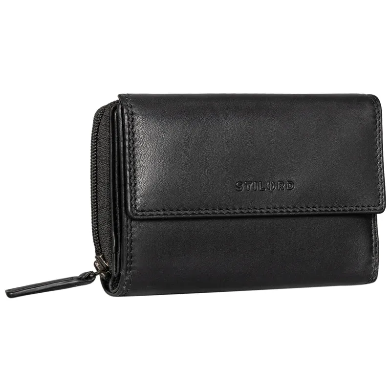 "Thea" Damen Geldbeutel Leder RFID mit Geschenkbox