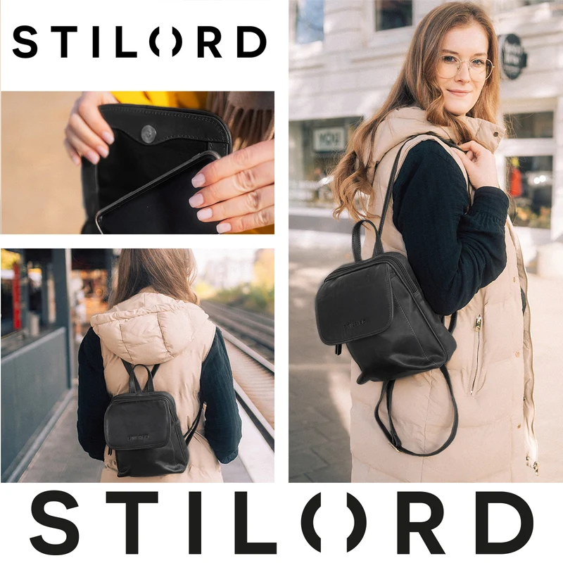 "Valentina" Damenrucksack Klein Leder