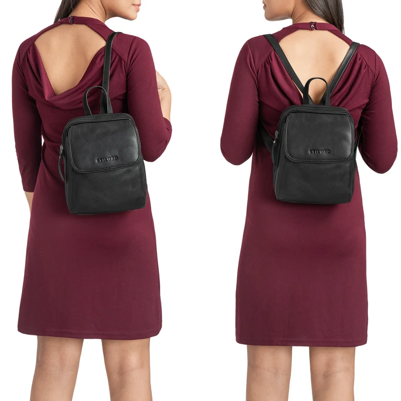 "Valentina" Damenrucksack Klein Leder