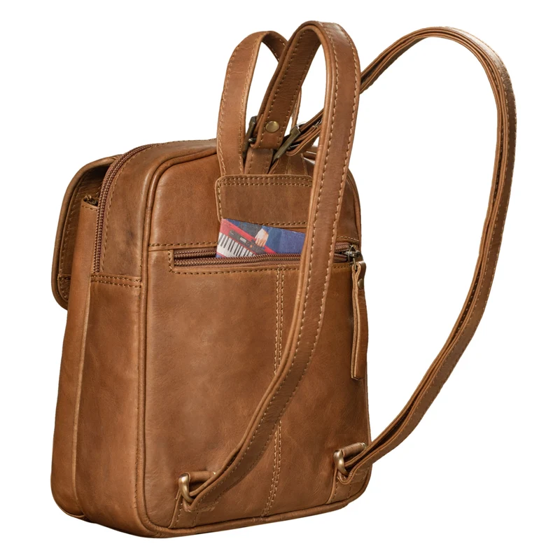 "Valentina" Damenrucksack Klein Leder