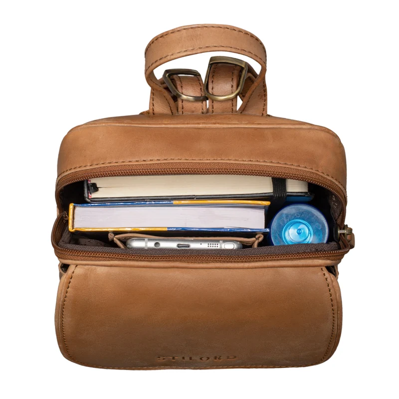 "Valentina" Damenrucksack Klein Leder
