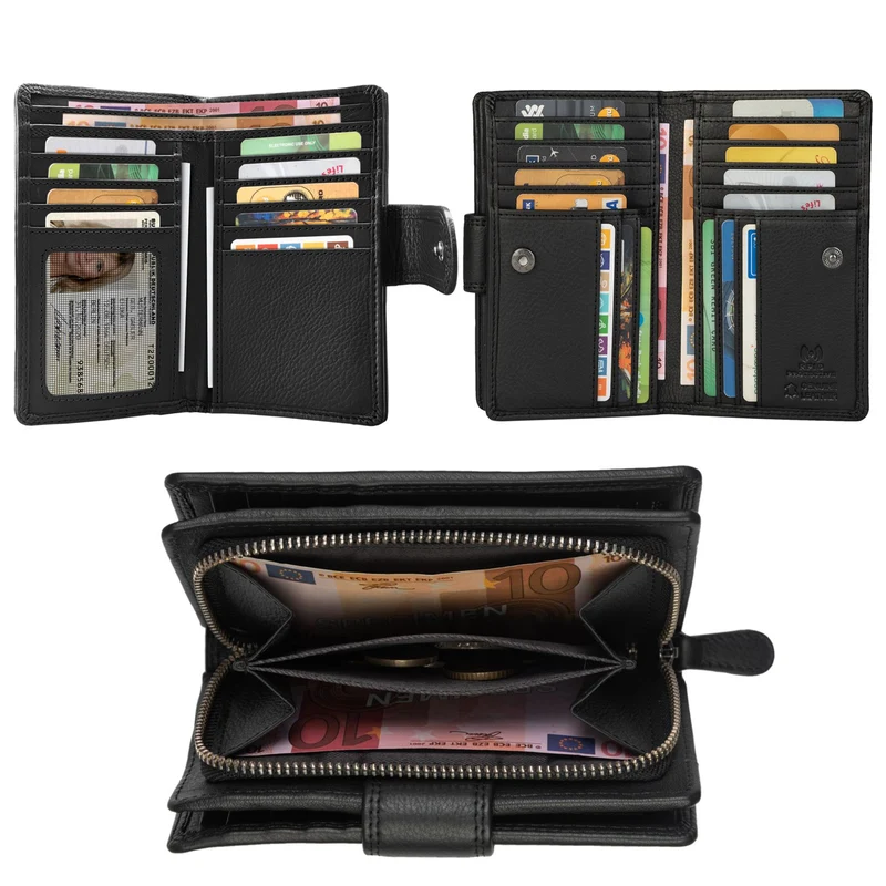"Tilda" Damen Portemonnaie Leder RFID