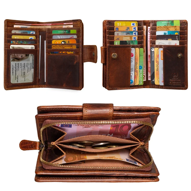 "Tilda" Damen Portemonnaie Leder RFID