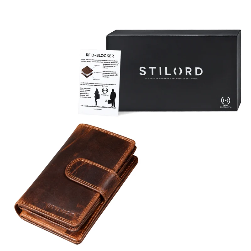 "Tilda" Damen Portemonnaie Leder RFID