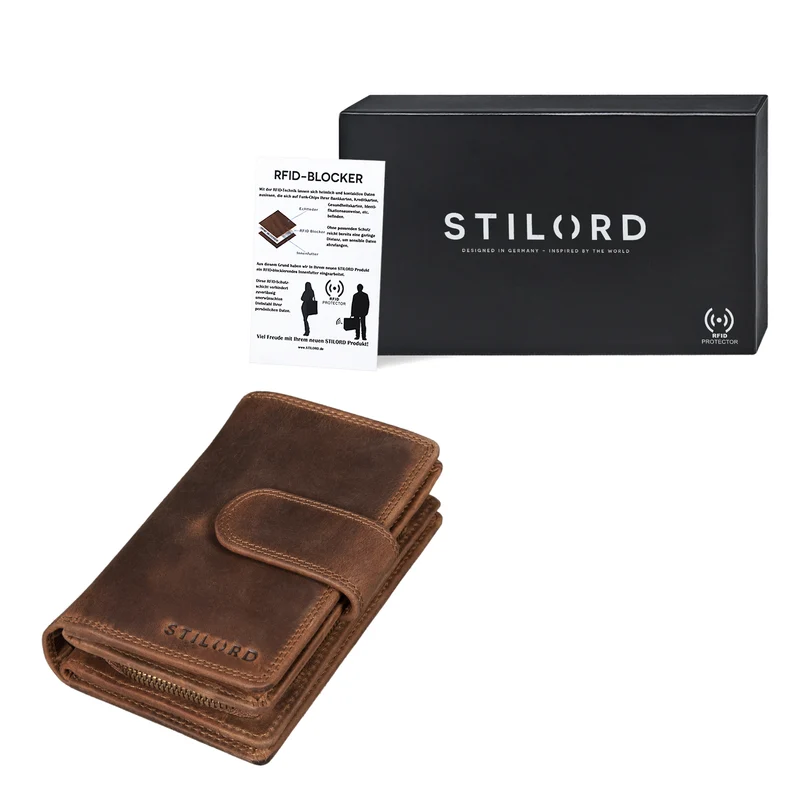 "Tilda" Damen Portemonnaie Leder RFID