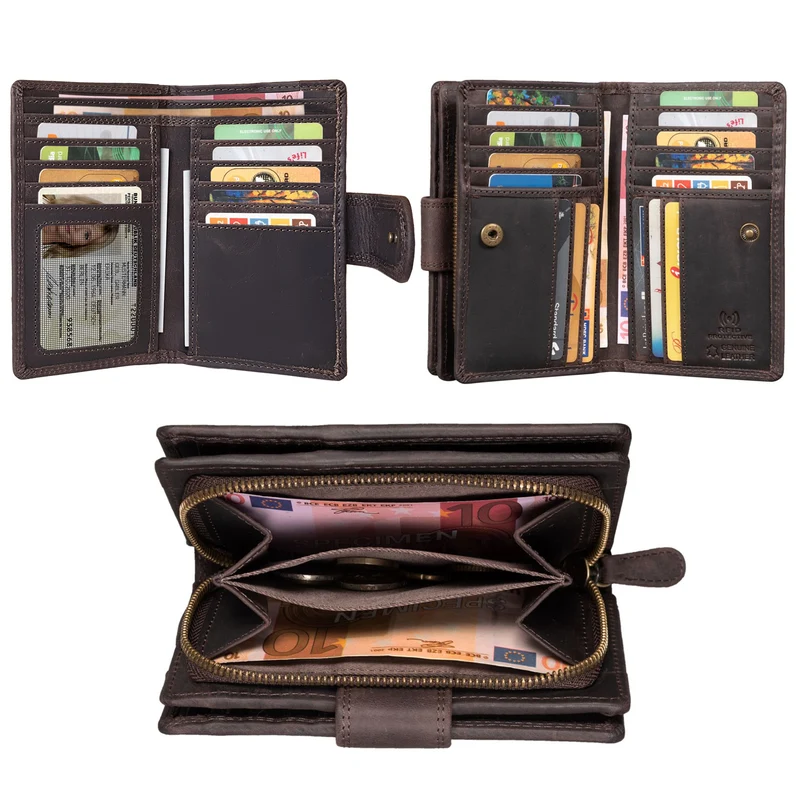 "Tilda" Damen Portemonnaie Leder RFID