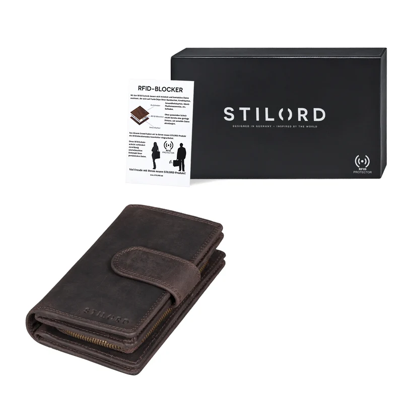 "Tilda" Damen Portemonnaie Leder RFID