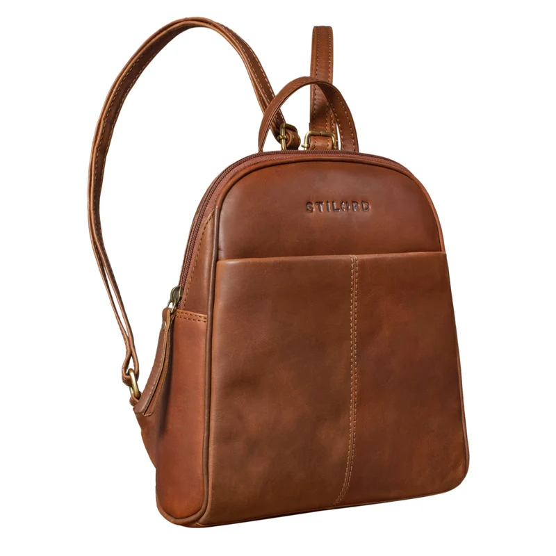 B-WARE "Charlotte" Rucksack Damen Elegant Leder