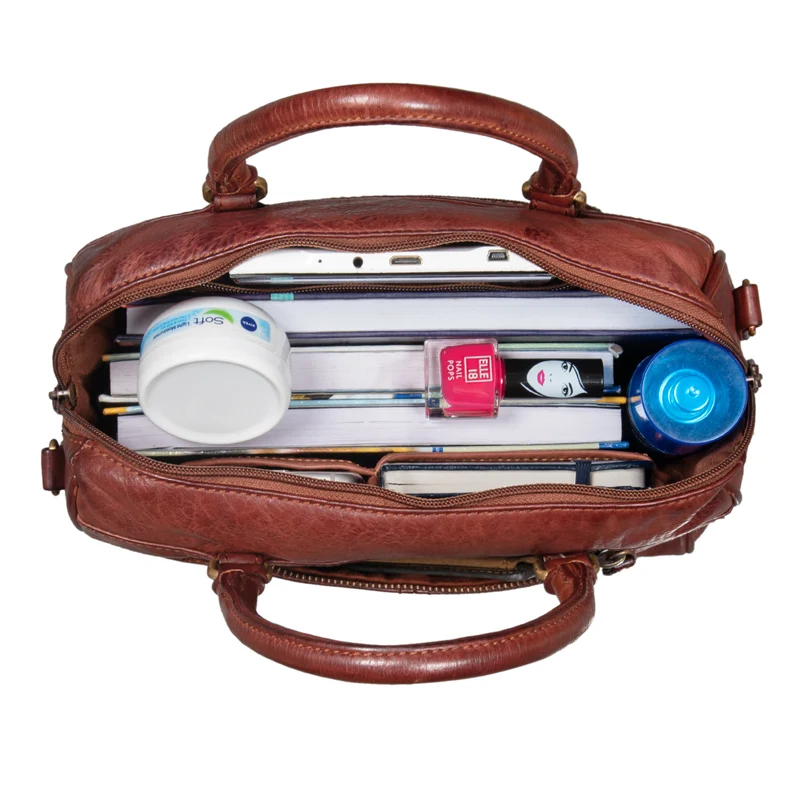 "Cassandra" Leder Handtasche Damen