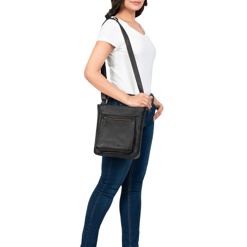 "Kaja" Vintage Ledertasche Damen