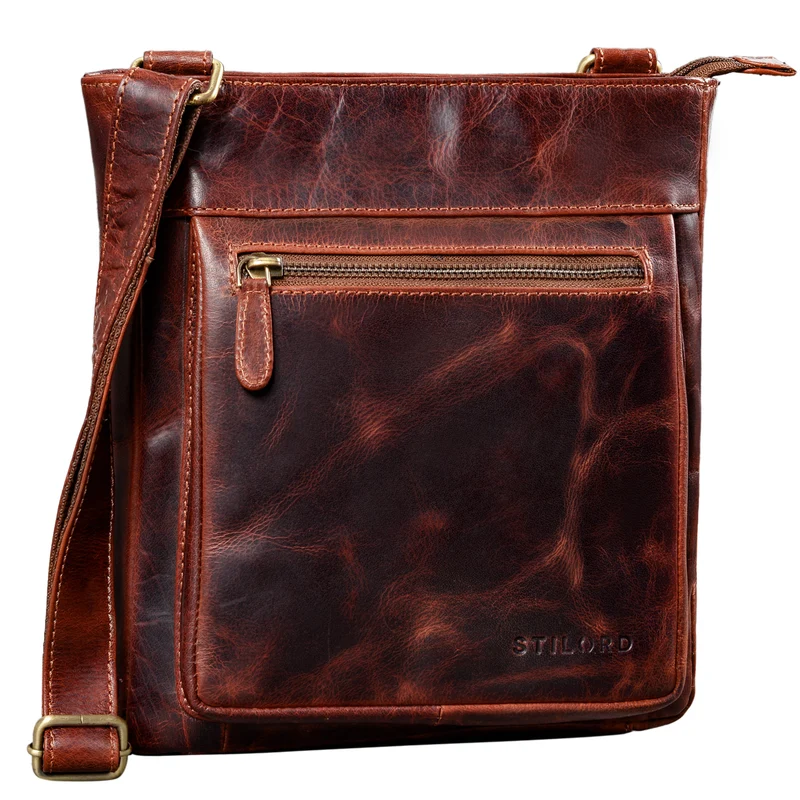 "Kaja" Vintage Ledertasche Damen