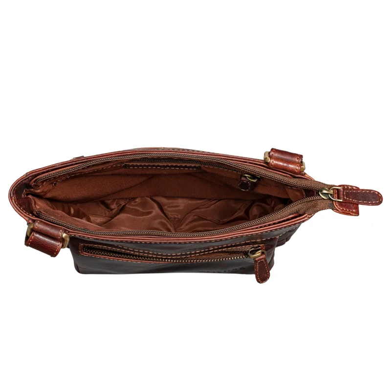 "Kaja" Vintage Ledertasche Damen