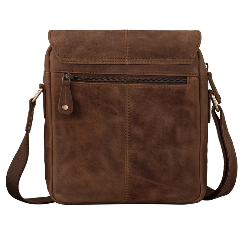 B-WARE "Matt" Herrenhandtasche Leder Umhängetasche