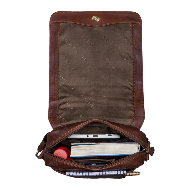 B-WARE "Matt" Herrenhandtasche Leder Umhängetasche