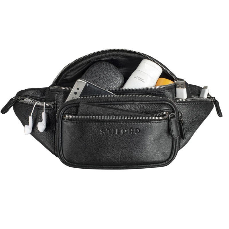 B-WARE "Caspar" Gürteltasche Leder Groß