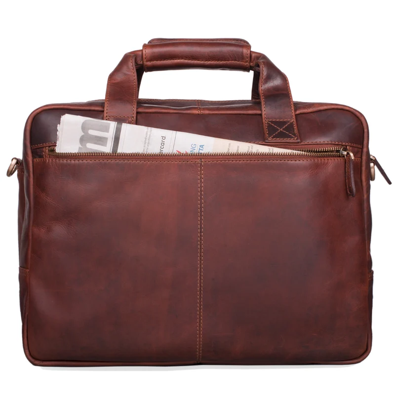 B-WARE "Explorer" Lehrertasche Leder Herren Damen