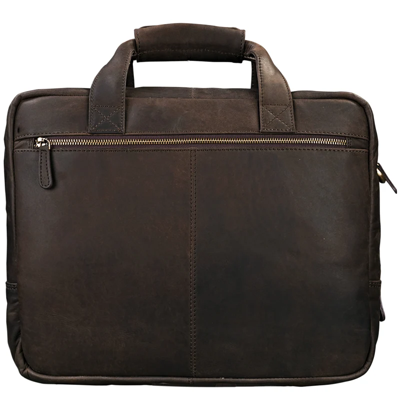 B-WARE "Explorer" Lehrertasche Leder Herren Damen