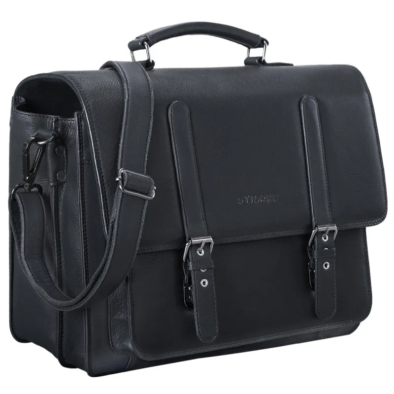 B-WARE "Andro" Lehrer Aktentasche Leder Vintage