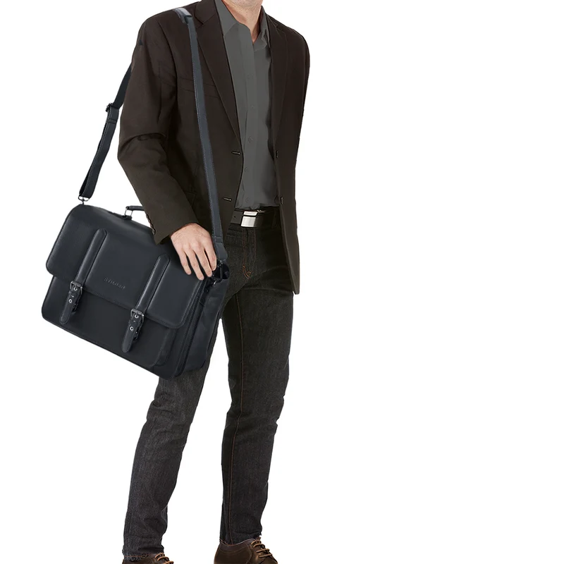 B-WARE "Andro" Lehrer Aktentasche Leder Vintage