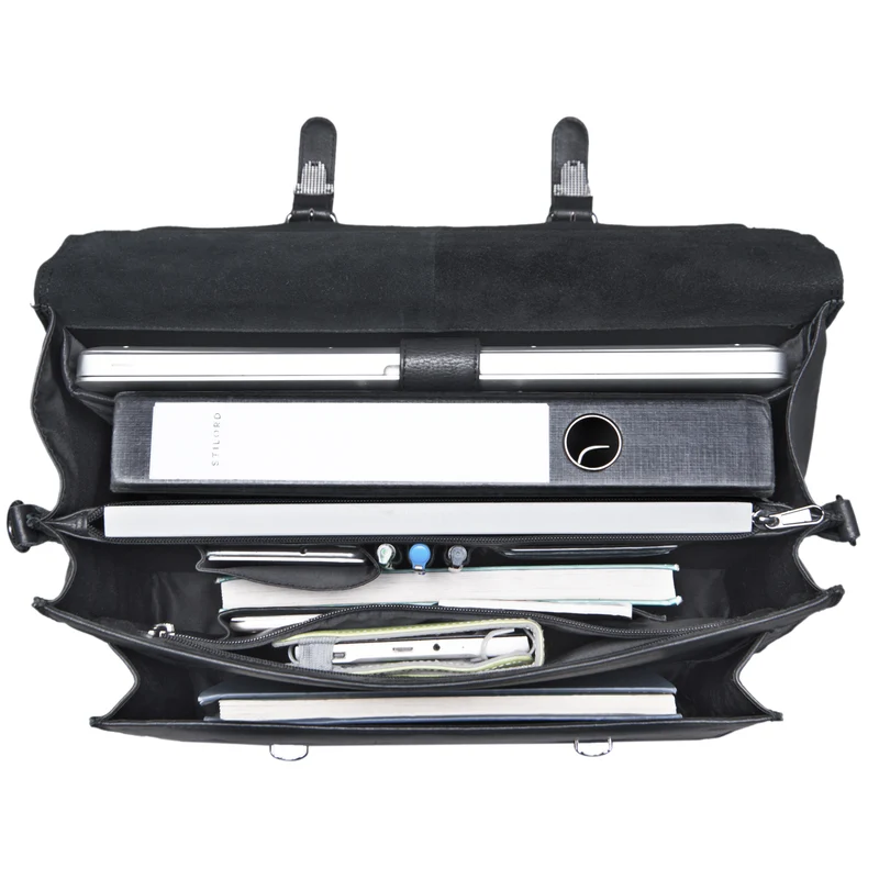 B-WARE "Andro" Lehrer Aktentasche Leder Vintage