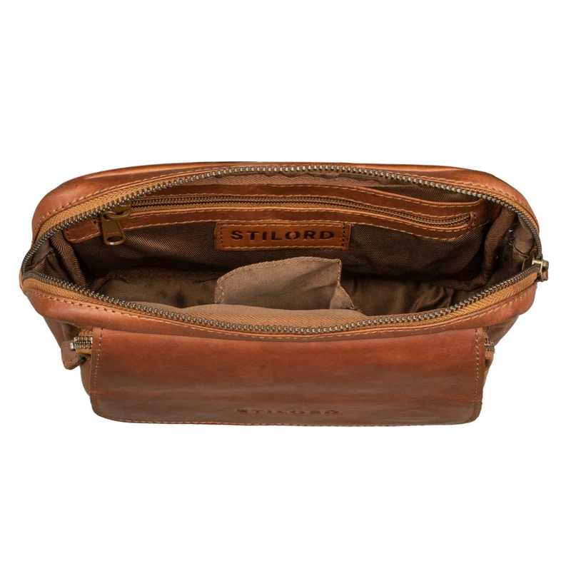 B-WARE "Boston" Gürteltasche Leder Vintage