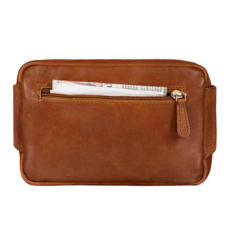 B-WARE "Boston" Gürteltasche Leder Vintage