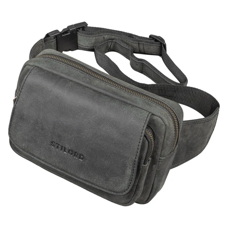 B-WARE "Boston" Gürteltasche Leder Vintage