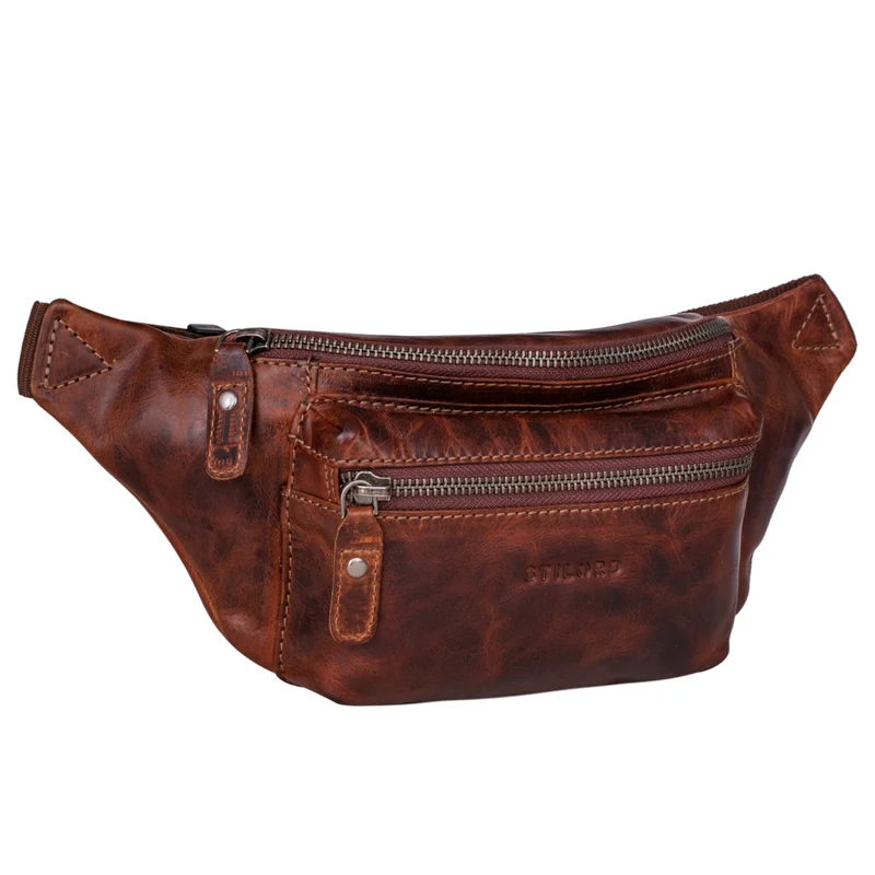 "Portland" Moderne Gürteltasche Leder für Damen und Herren