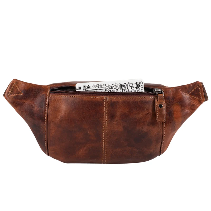"Portland" Moderne Gürteltasche Leder für Damen und Herren