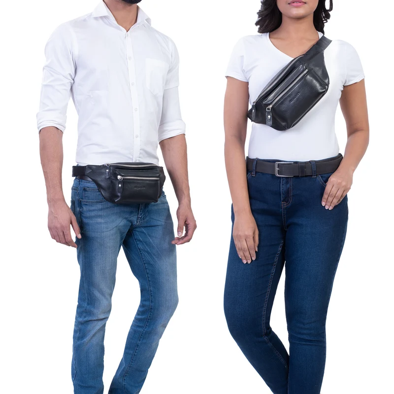 "Portland" Moderne Gürteltasche Leder für Damen und Herren