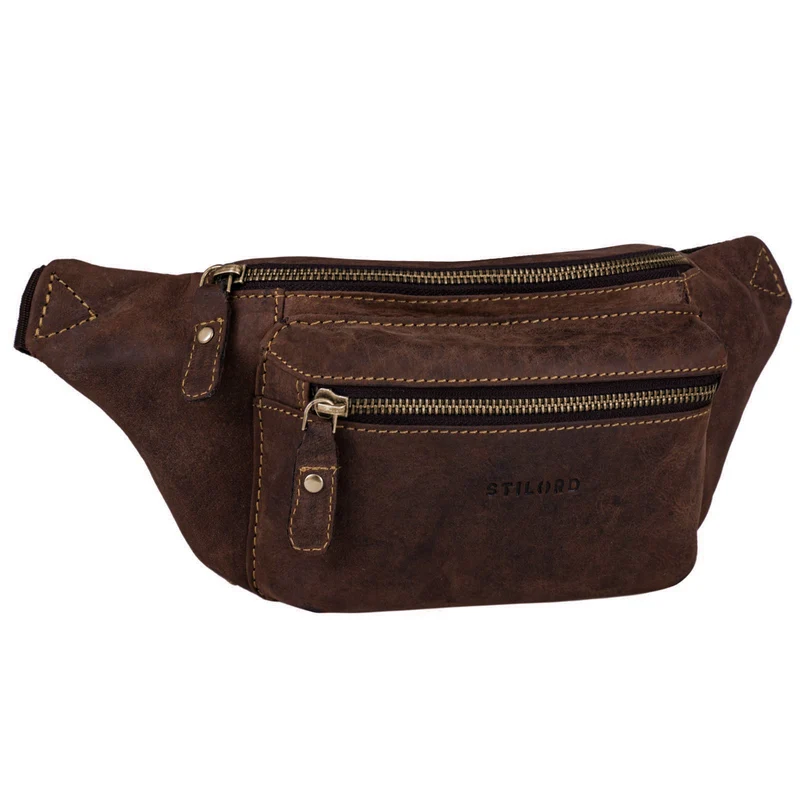 "Portland" Moderne Gürteltasche Leder für Damen und Herren