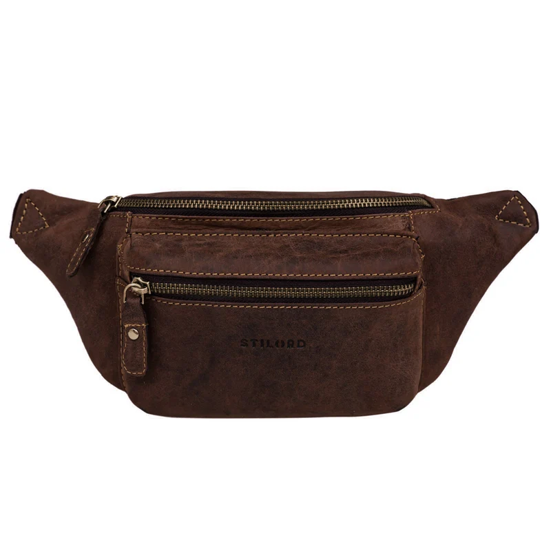 "Portland" Moderne Gürteltasche Leder für Damen und Herren