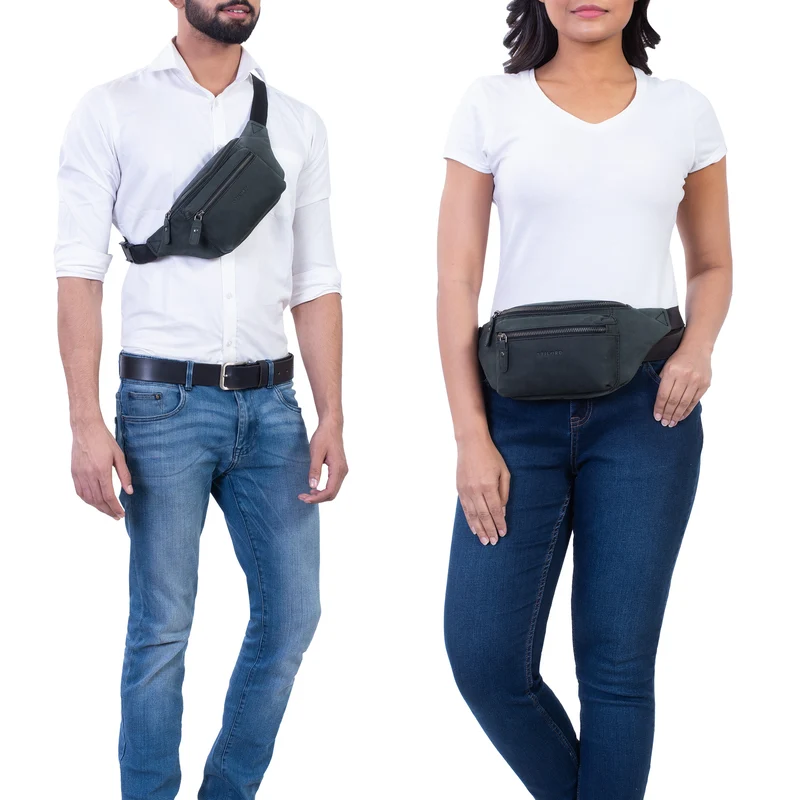 "Portland" Moderne Gürteltasche Leder für Damen und Herren