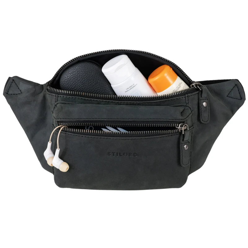 "Portland" Moderne Gürteltasche Leder für Damen und Herren