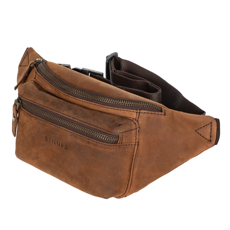 "Portland" Moderne Gürteltasche Leder für Damen und Herren