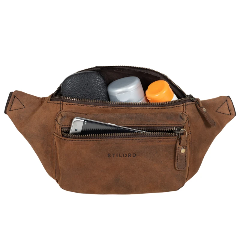 "Portland" Moderne Gürteltasche Leder für Damen und Herren
