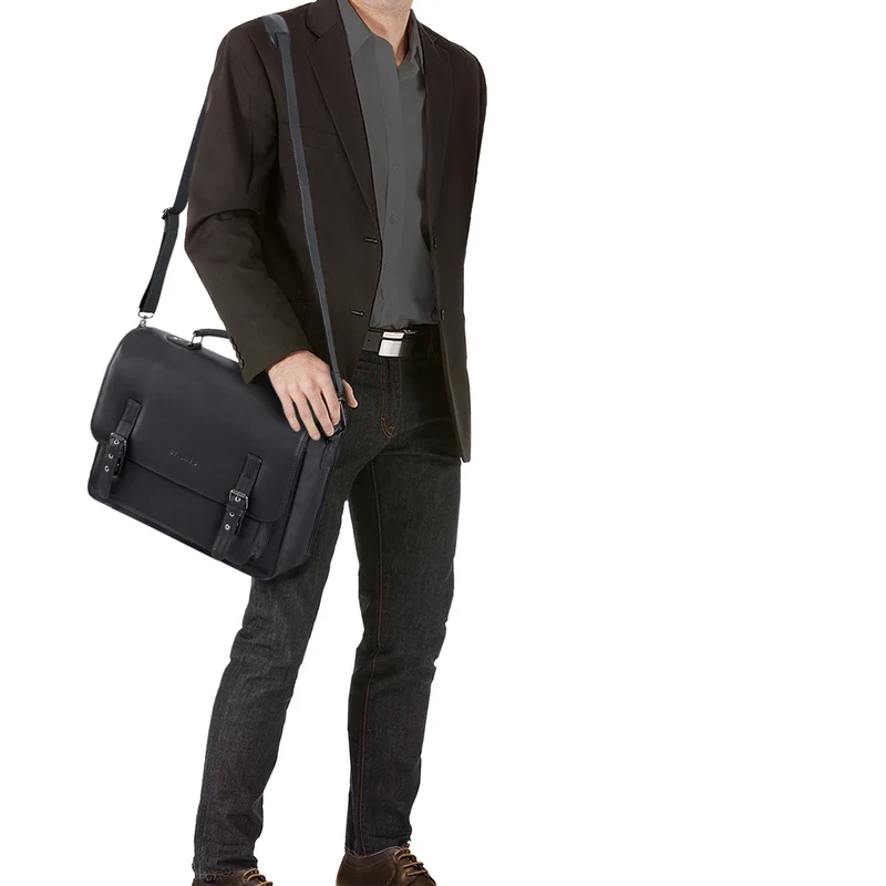 B-WARE "James" Leder Business Aktentasche