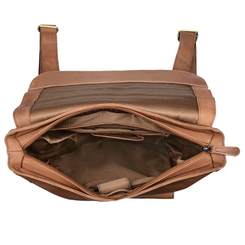 B-WARE "Manila" Vintage Leder Rucksack Damen Herren