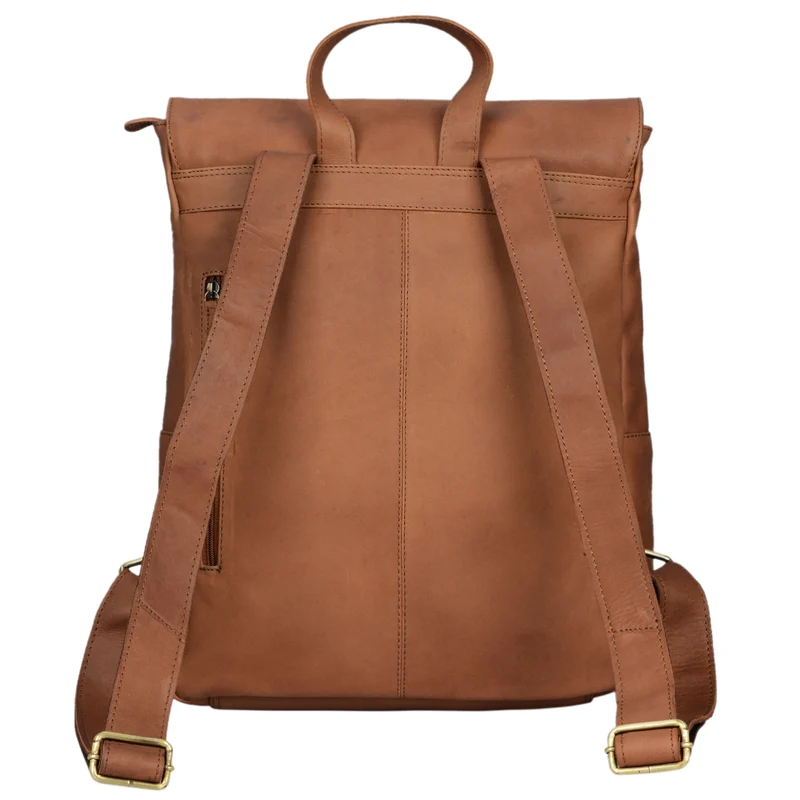 B-WARE "Manila" Vintage Leder Rucksack Damen Herren