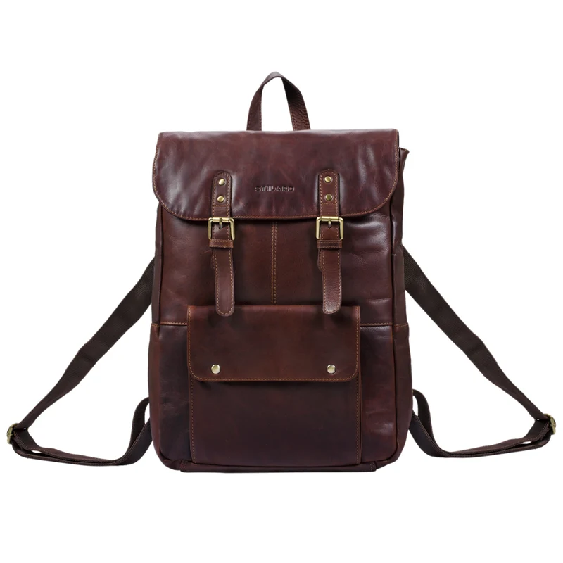 B-WARE "Manila" Vintage Leder Rucksack Damen Herren