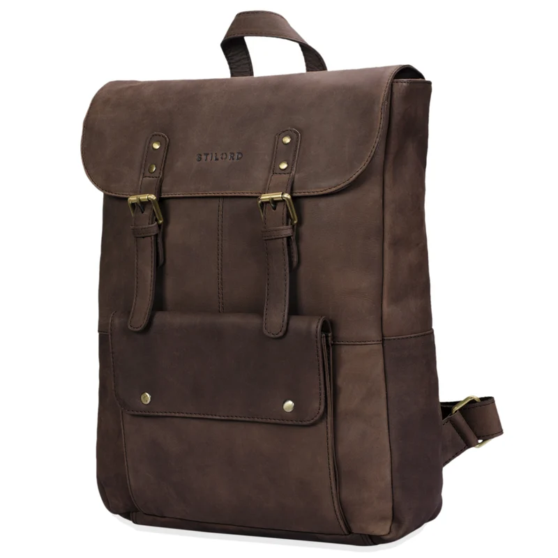 B-WARE "Manila" Vintage Leder Rucksack Damen Herren