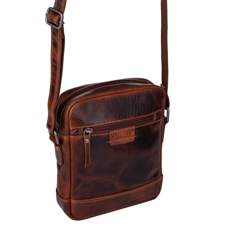 "Brian" Vintage Leder Tasche zum Umhängen