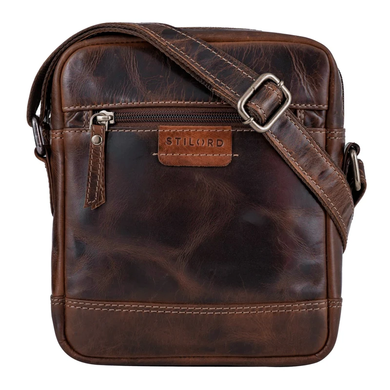 "Brian" Vintage Leder Tasche zum Umhängen