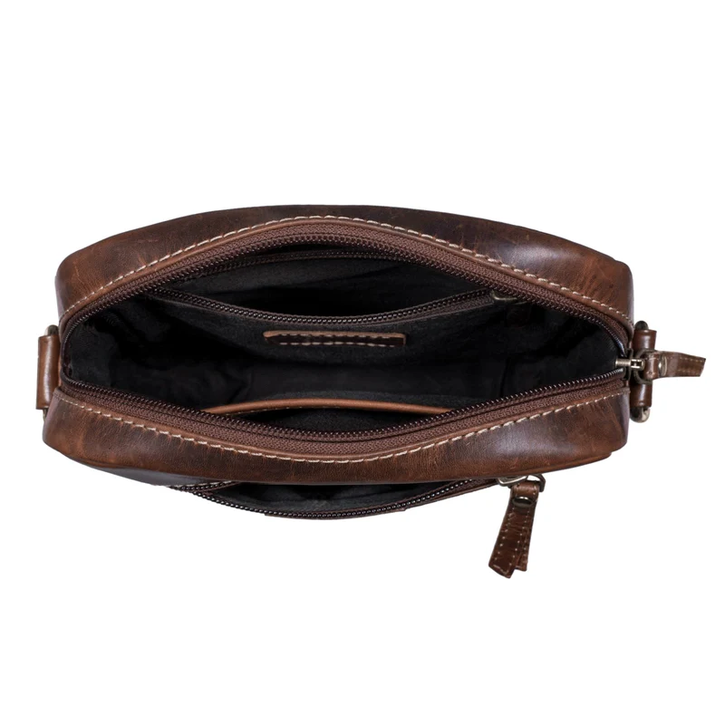 "Brian" Vintage Leder Tasche zum Umhängen